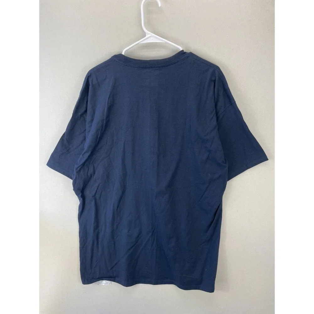 Champion Big Script Graphic Short Sleeve T-Shirt Mens 2XL Slate Blue Summer NWT - Picture 7 of 7